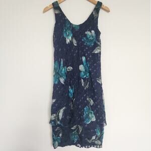 Vintage Patra Floral Layered Dress